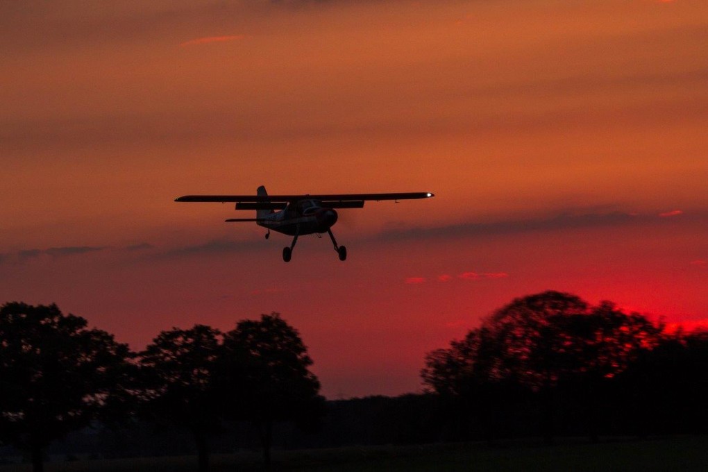 geflogen wurde bei bestem Wetter bis abends